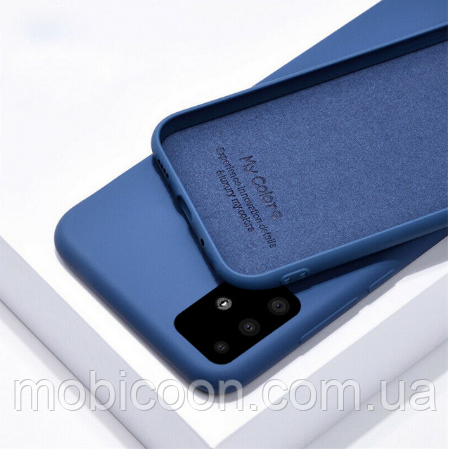 Чохол Silicone Case Full для Samsung Galaxy M21 M215F синій (самсунг м21)