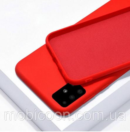 Чохол Silicone Case Full для Samsung Galaxy M21 M215F червоний (самсунг м21)