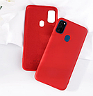 Чохол Silicone Case Full для Samsung Galaxy M21 M215F червоний (самсунг м21), фото 2