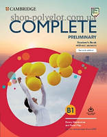Набор книг Complete Preliminary Second Edition Student's Pack (Student's Book without Answers with Online