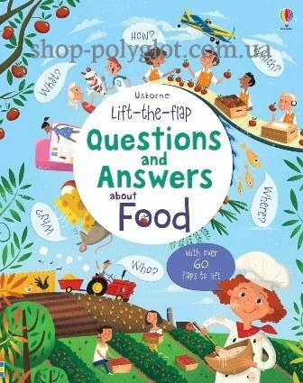 Книга з віконцями Lift-the-Flap Questions and Answers about Food