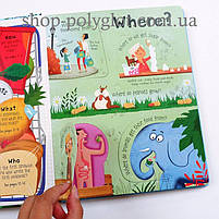 Книга з віконцями Lift-the-Flap Questions and Answers about Food, фото 4