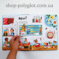 Книга з віконцями Lift-the-Flap Questions and Answers about Food, фото 5