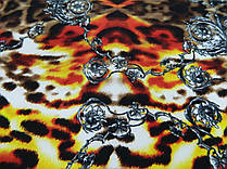 Тканина мікромасло "Вогняний тигр"