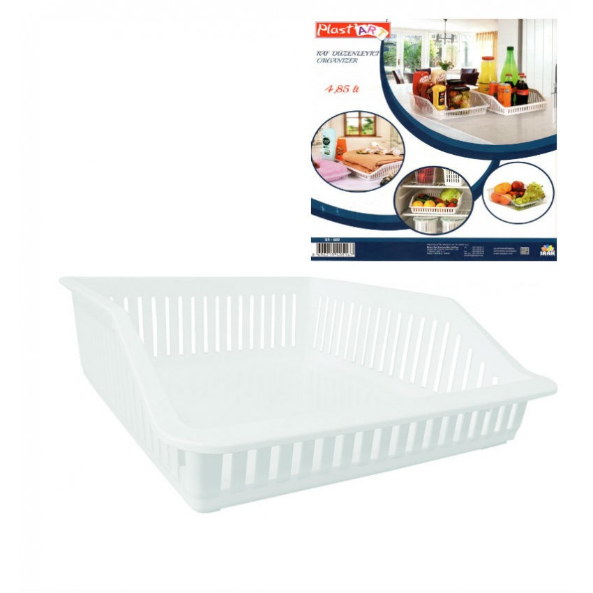 Лоток з ручкою в холодильник Irak plastik 29 x 26 х 8.5 см 4,85 л ВА-680