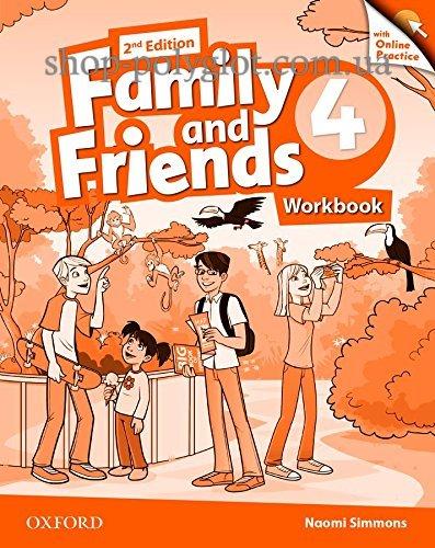 Робочий зошит Family and Friends 2nd Edition 4 Workbook with Online Practice