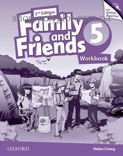 Робочий зошит Family and Friends 2nd Edition 5 Workbook with Online Practice