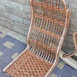 Плетене крісло-гойдалка розбірне, фото 5