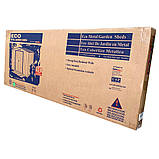 Сарай металевий ECO 202x122x181 см зелений з білим Сарай для саду дачі Хозблок Госпблок для саду, фото 5