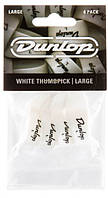 Медиаторы (коготь) Dunlop 9003P White Plastic Thumbpicks Large (4шт)