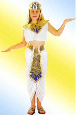 Дитячий карнавальний костюм, єгипетський костюм Клеопатри на вік 11-14 років, маскарадний, ігровий, фото 1
