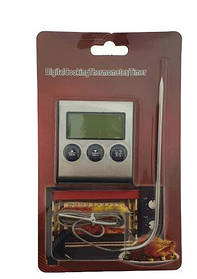 Цифровий термометр з виносним датчиком сірий Digital Cooking TP-700