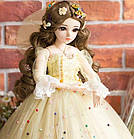 Лялька BJD Емма шарнірна зріст 55 см, 1/3, коричневий колір волосся + одяг і взуття в подарунок, фото 2