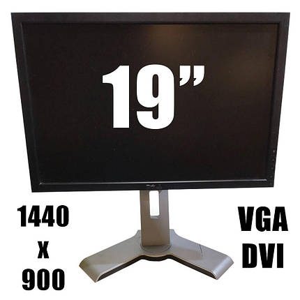 Dell E1909Wb / 19" (1440x900) (16:10) TN / VGA, DVI, фото 2