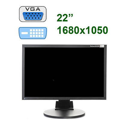 Уцінка — EIZO Flex Scan S2231W / 22" / (1680x1050) S-PVA / 2x USB 2.0, DVI, VGA / подряпина на матриці, фото 2
