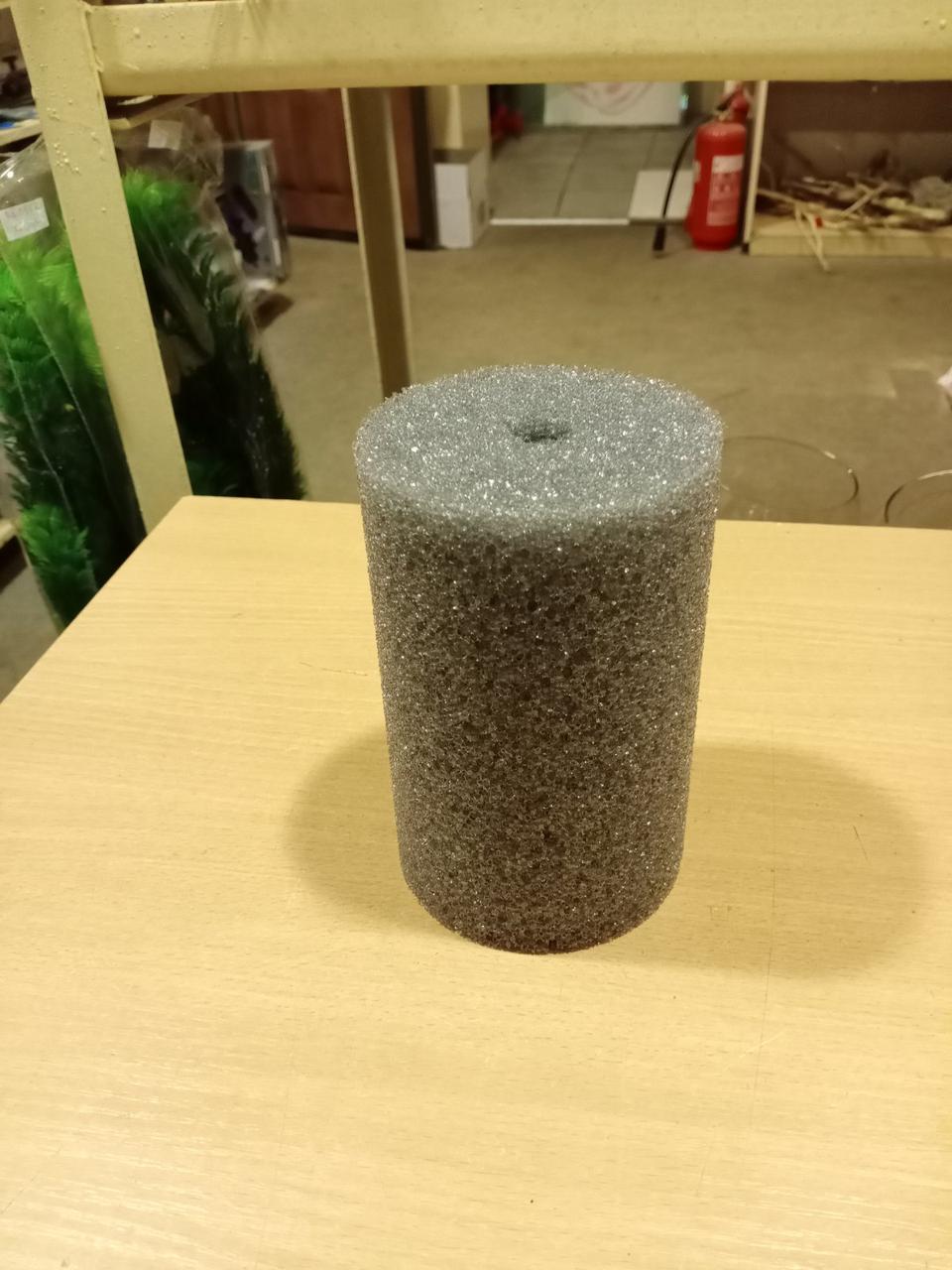 Губка мочалка середньопориста Циліндр 10*15 см, фото 1