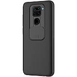 Nillkin Xiaomi Redmi Note 9 / 10X 4G CamShield Case Black Чохол Накладка Бампер, фото 2
