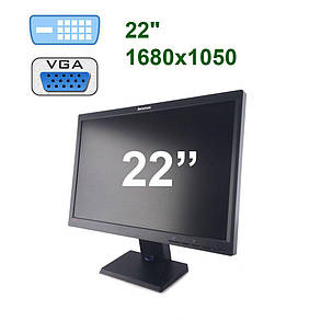 Lenovo L2250p / 22" (1680x1050) TN+film TFT / VGA, DVI, фото 2