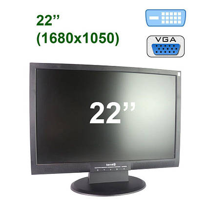 Terra 6222W / 22" (1680x1050) TN TFT WSXGA+ / VGA, DVI, фото 2
