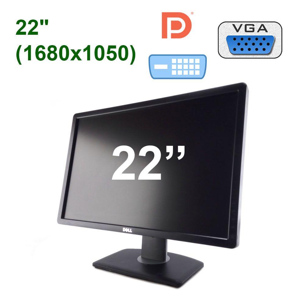 Dell P2213 / 22" (1680x1050) TN WLED / VGA, DVI, DP, USB-Hub