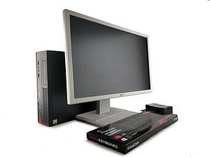 Lenovo ThinkCentre M92p Desktop / Intel Pentium G620 (2 ядра по 2.6 GHz) / 4 GB DDR3 / 500 GB HDD + Acer B246HL / 24" (1920x1080) TN LED / VGA, DVI, фото 2