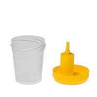 Стерильний контейнер для збору сечі з кришкою і адаптером для вакуумного взяття сечі в пробірку, 120 мл