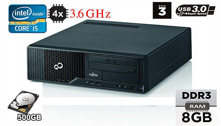 Fujitsu-Siemens Esprimo Е510 SFF / Intel Core i5-3470 (4 ядра по 3.2GHz) / 8 GB DDR3 1600 МГц / 500GB HDD / 4x, фото 1