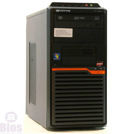 GATEWAY DT55/AMD Athlon (tm) x2 250-260 (3.0-3.2Ghz, 2 ядра) / 4 GB DDR3 / 250 GB HDD / НОВА AMD Radeon R7 240, фото 1