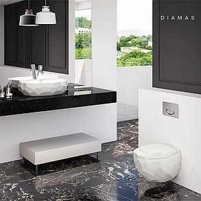 Компактна Раковина Lemas Diamas 60 cm Washbasin-87601, фото 2