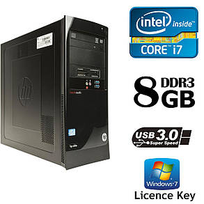 HP 7300 Elite Tower / Intel Core i7-2600 (4(8) ядер по 3.4-3.8GHz) / 8GB DDR3/ 500GB HDD / USB 3.0, фото 1
