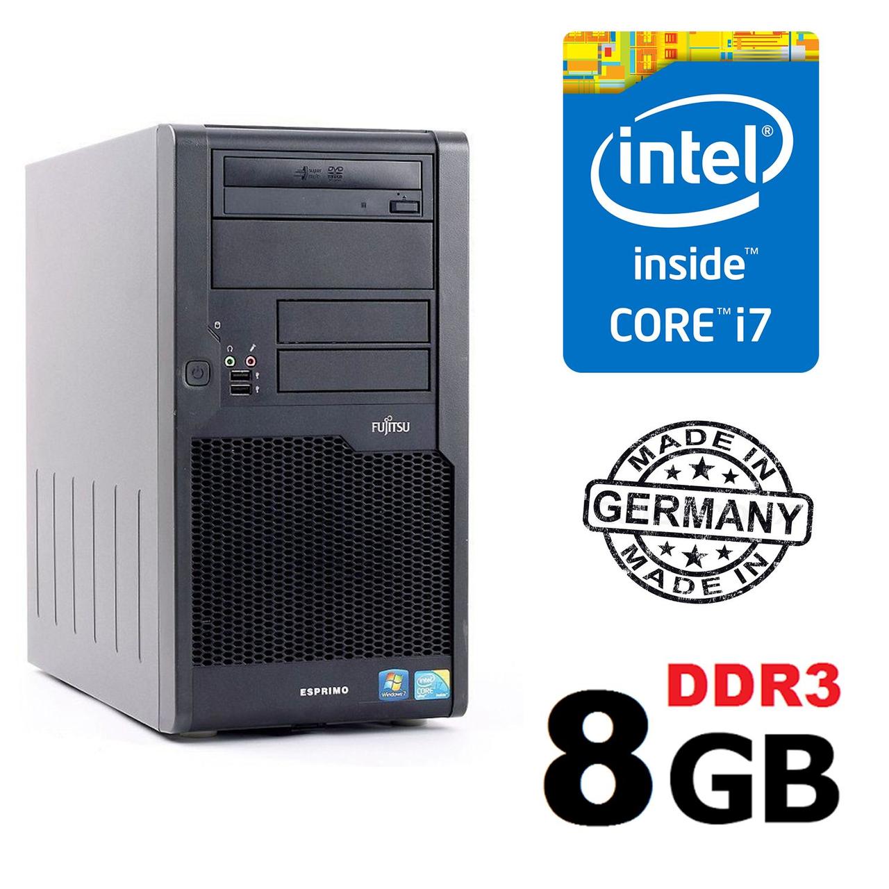 Fujitsu P9900 / Intel Core i7-860 (4(8) ядер по 2.8-3.46GHz) / 8GB DDR3 / 250GB HDD