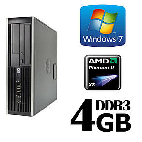 HP 6005 SFF / AMD Phenom II x3 (3 ядра по 3.0 GHz, 6MB cache) / 160GB HDD / 4 GB DDR3, фото 2