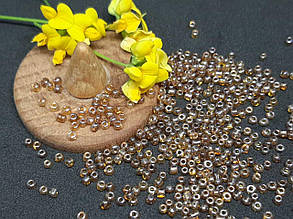 Бісер китайський No 12 (12/0) Коричневе паковання 450 г для вишивання рукоділля декору