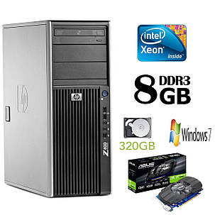 Hewlett-Packard Z400 Tower / Intel Xeon W3565 (4(8) ядра з 3.2-3.46 GHz) / 8GB DDR3 ECC / 320 GB HDD / nVidia, фото 2
