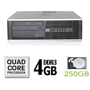 Hewlett-Packard 8000 Elite SFF / Intel Core 2 Quad Q9505 (4 ядра по 2.83GHz) / 4GB DDR3 / 320GB HDD, фото 1