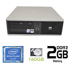 Hewlett-Packard DC7800 SFF / Intel Pentium Dual-Core E2160 (2 ядра по 1.8 GHz) / 2GB DDR2 / 160GB HDD, фото 2