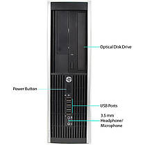 HP Compaq 6200 SFF/Intel Pentium G630 (2 ядра по 2.7GHz, 3Mb кеша) / 2GB DDR3 / 250GB HDD, фото 4
