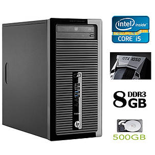 HP 400 G1 MT / Intel Core i5-4570 (4 ядра по 3.2GHz) / 8GB DDR3 / 500GBHDD / GeForce GTX 1050 2GB GDDR5 /, фото 1