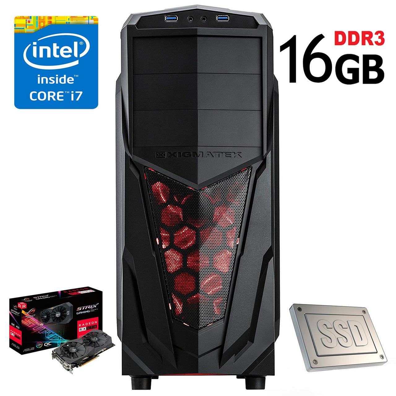 Xigmatech MACH 2 / Intel Core i7-4770 (4(8) ядра по 3.4GHz) / NEW! 16GB DDR3 / 120GB SSD NEW!+1000GB HDD /