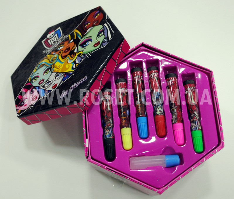 Набір для малювання, Набір юного художника 46 предметів - Art Set - Monster High (46 piece)