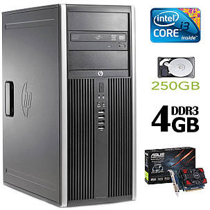 HP 6200 Tower/Intel Core i3-2100 (3.10 ГГц, 2 ядра, 4 потоки)/4GB DDR3/250GB HDD/ new! GeForce GT 730, фото 1