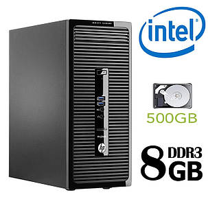 HP 400 G2 MT / Intel Pentium G-3250 (2 ядра по 3.2 GHz) / 8 GB DDR3 / 500GB HDD, фото 1