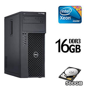 DELL Precision T1650 / Intel Xeon E3-1225 V2 (4 ядра по 3.2-3.6GHz) / 16 GB DDR3 / 500 GB HDD, фото 1