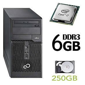 Fujitsu p510 Tower / Intel Core i7-2600 (4(8) ядра по 3.4-3.8 GHz) / 6GB DDR3 / 250GB HDD, фото 2