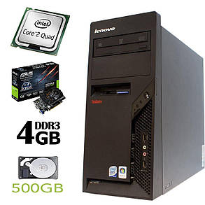 Lenovo M58P / Intel Core 2 Quad Q8400 (4 ядра по 2.66GHz) / 4GB DDR3 / 500GB HDD / nVidia GeForce GTX 750 1GB, фото 1