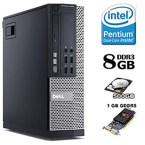 DELL 9020 SFF / Intel Pentium G1840 (2 ядра по 2.8GHz) / 8GB DDR3 / 500GB HDD / Radeon HD 7570 1GB GDDR5, фото 1