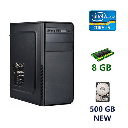 Spire OEMJ1523B Tower NEW / Intel Core i5-3570 (4 ядра по 3.4 - 3.8 GHz) / 8 GB DDR3 / 500 GB HDD NEW / nVidia GeForce GTX 1060, 3 GB GDDR5, 192-bit /, фото 1