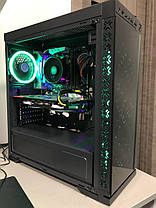 Frime Illusion Green Tower / AMD Ryzen 5 2600 (6 (12) ядер по 3.4-3.9GHz) / 16GB DDR4 / 128GB SSD+1TB HDD / MSI GeForce GTX 1070 8GB / 600W, фото 4