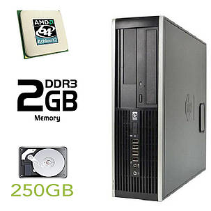 HP 6005 SFF / AMD Atlhon II X2 220 (2 ядра по 2.8 GHz ) / 2GB DDR3 / 250GB HDD , 2, 250 HDD, фото 2