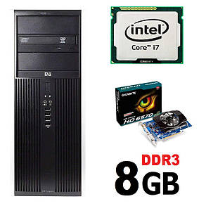 HP 8100 Tower / Intel Core i7-860 (4(8) ядра по 2.8-3.46 GHz) / 8GB DDR3 / HDD 1000GB / AMD Radeon HD 6570 2GB 128-bit, фото 2